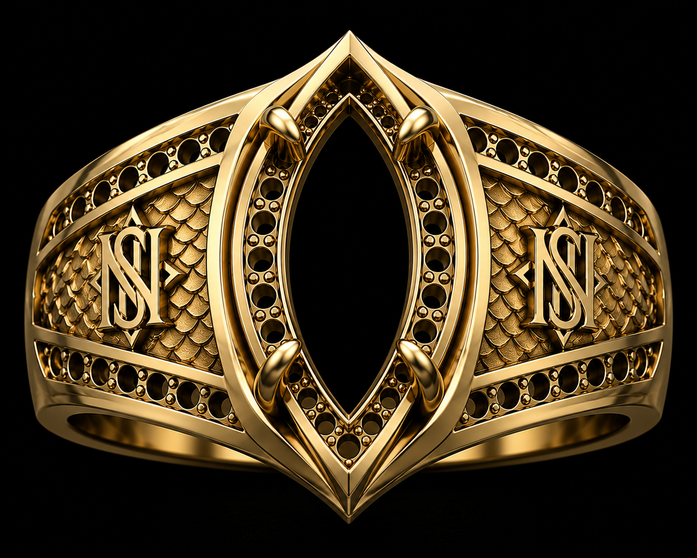NS scale crest ring by Nate Savard
